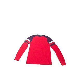 Vintage Royal Knight Kids Red Striped Long Sleeve Shirt